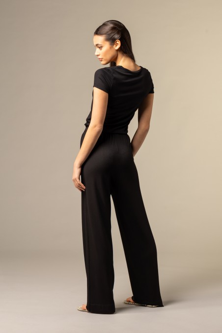 Majestic Filatures | Pantalone con fondo ampio e pinces