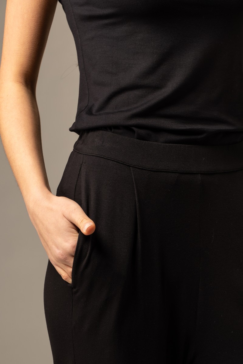 Majestic Filatures | Pantalone con fondo ampio e pinces