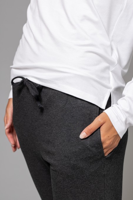 Majestic Filatures | Jogger felpati con coulisse in vita