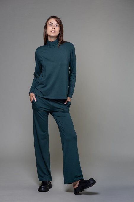 Majestic Filatures | Pantalone felpato con coulisse in vita