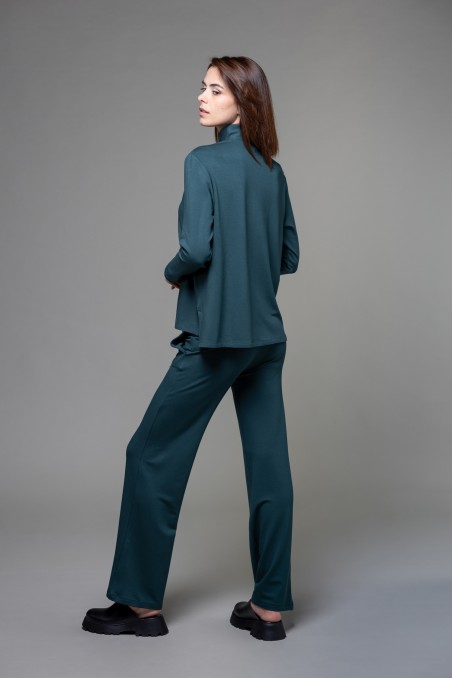 Majestic Filatures | Pantalone felpato con coulisse in vita