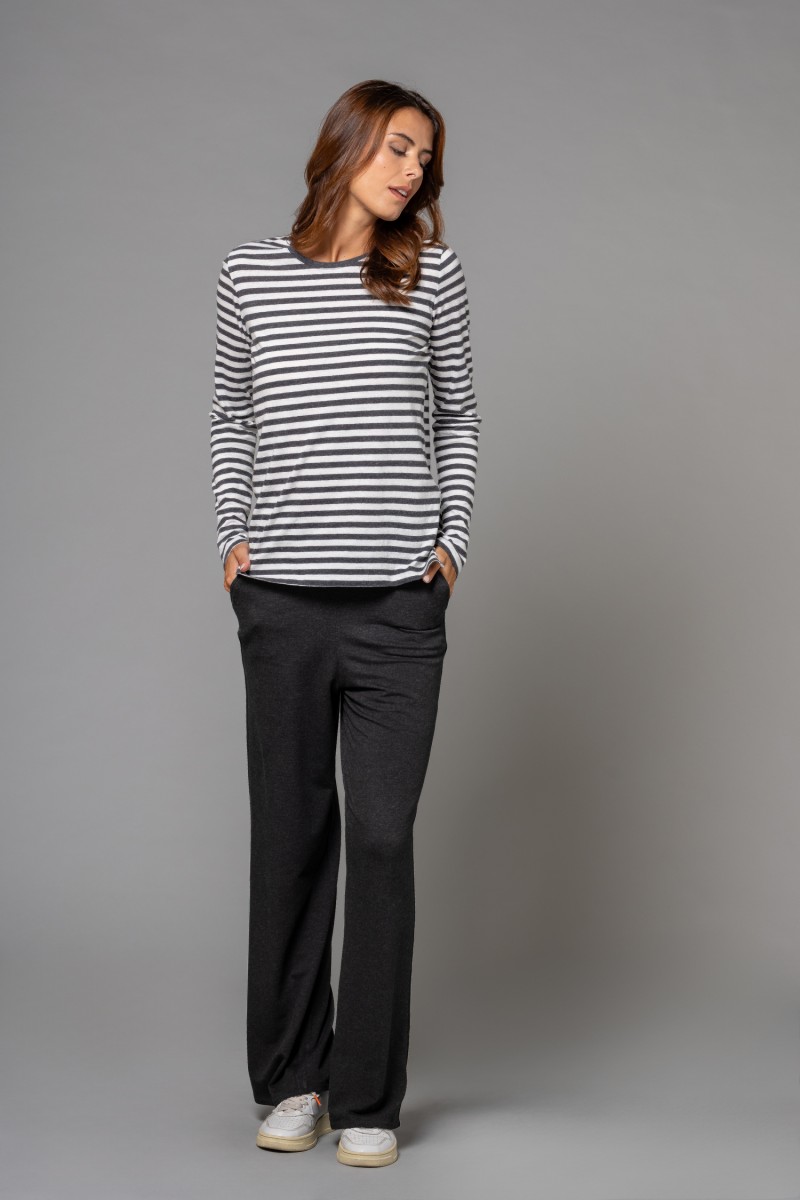 Majestic Filatures |Pantalone con coulisse in vita e tasche
