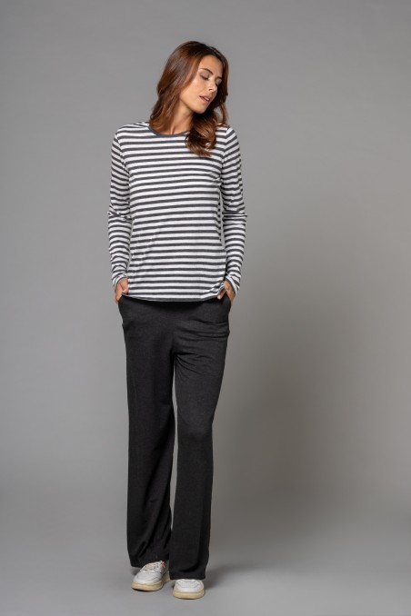 Majestic Filatures |Pantalone con coulisse in vita e tasche