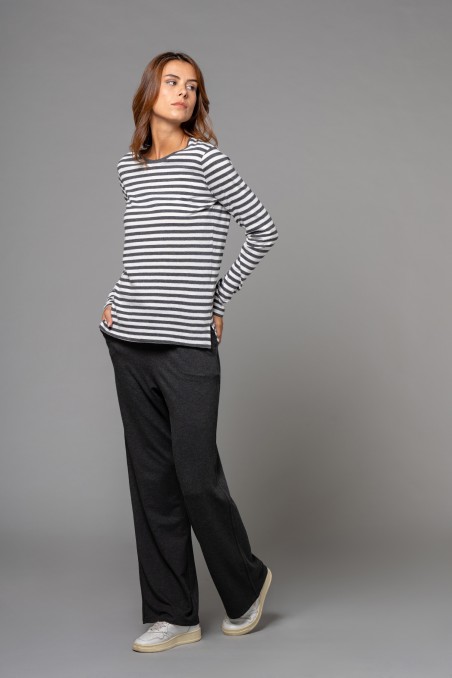 Majestic Filatures |Pantalone con coulisse in vita e tasche