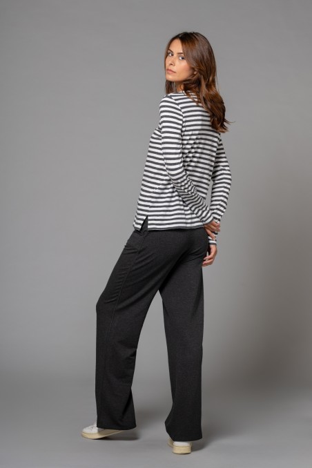 Majestic Filatures |Pantalone con coulisse in vita e tasche