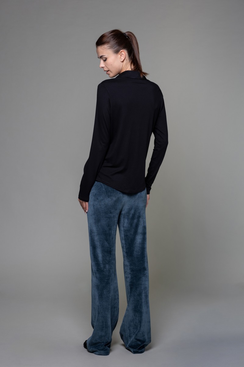 Majestic Filatures | Pantalone in velluto liscio