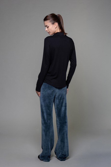 Majestic Filatures | Pantalone in velluto liscio