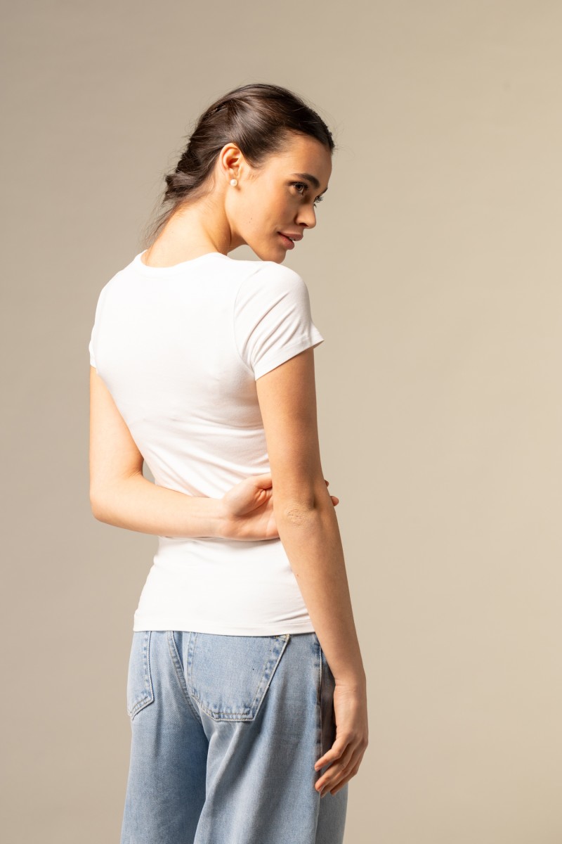 Majestic Filatures | T-shirt slim in viscosa