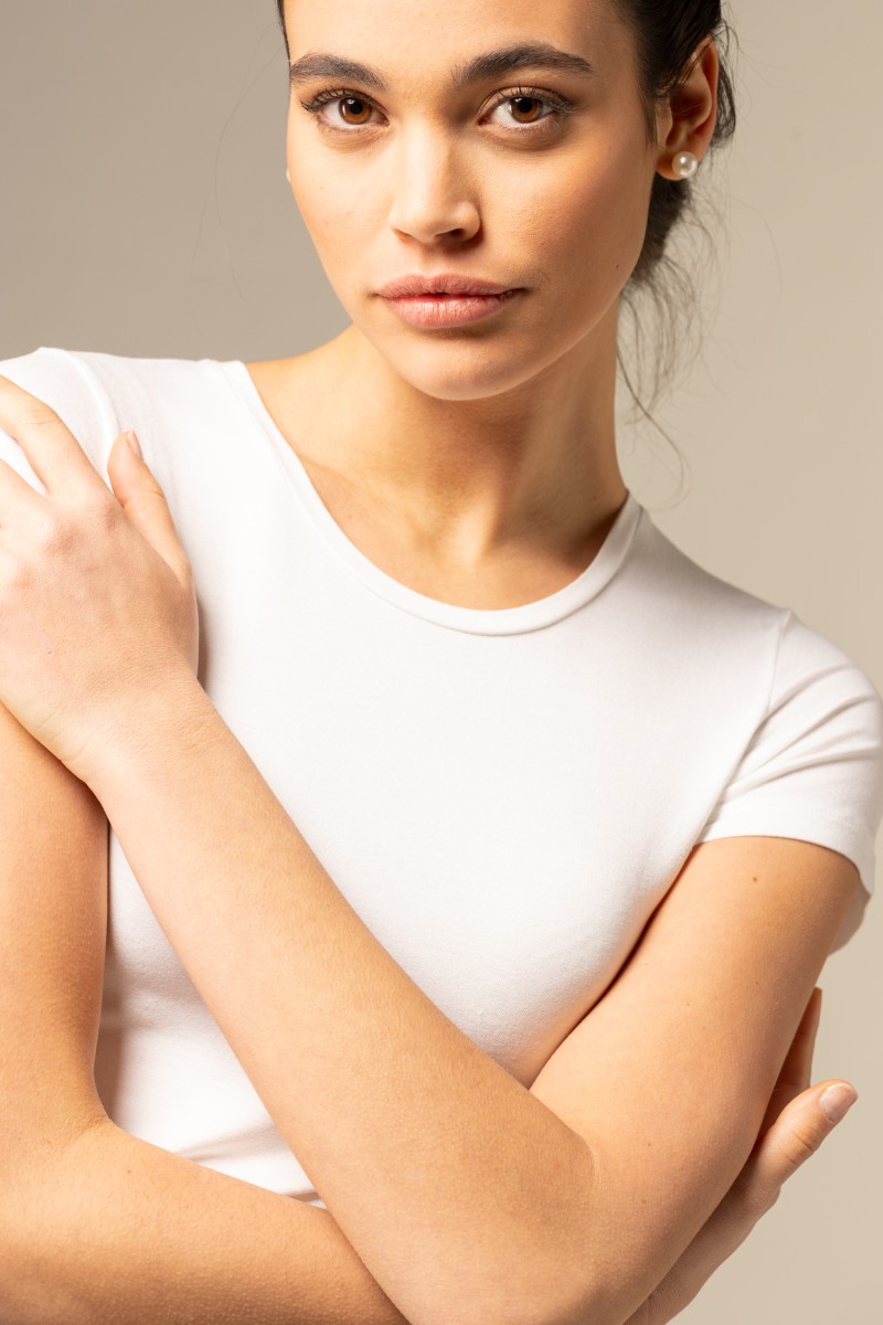 Majestic Filatures | T-shirt slim in viscosa