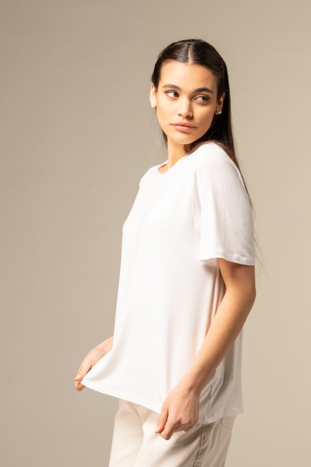 Majestic Filatures | T-Shirt over in viscosa