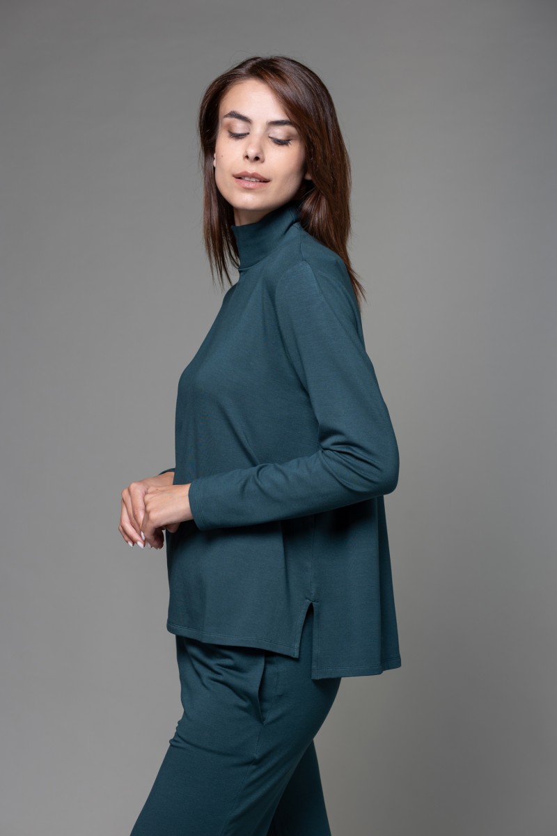 Majestic Filatures | Felpa con collo alto over