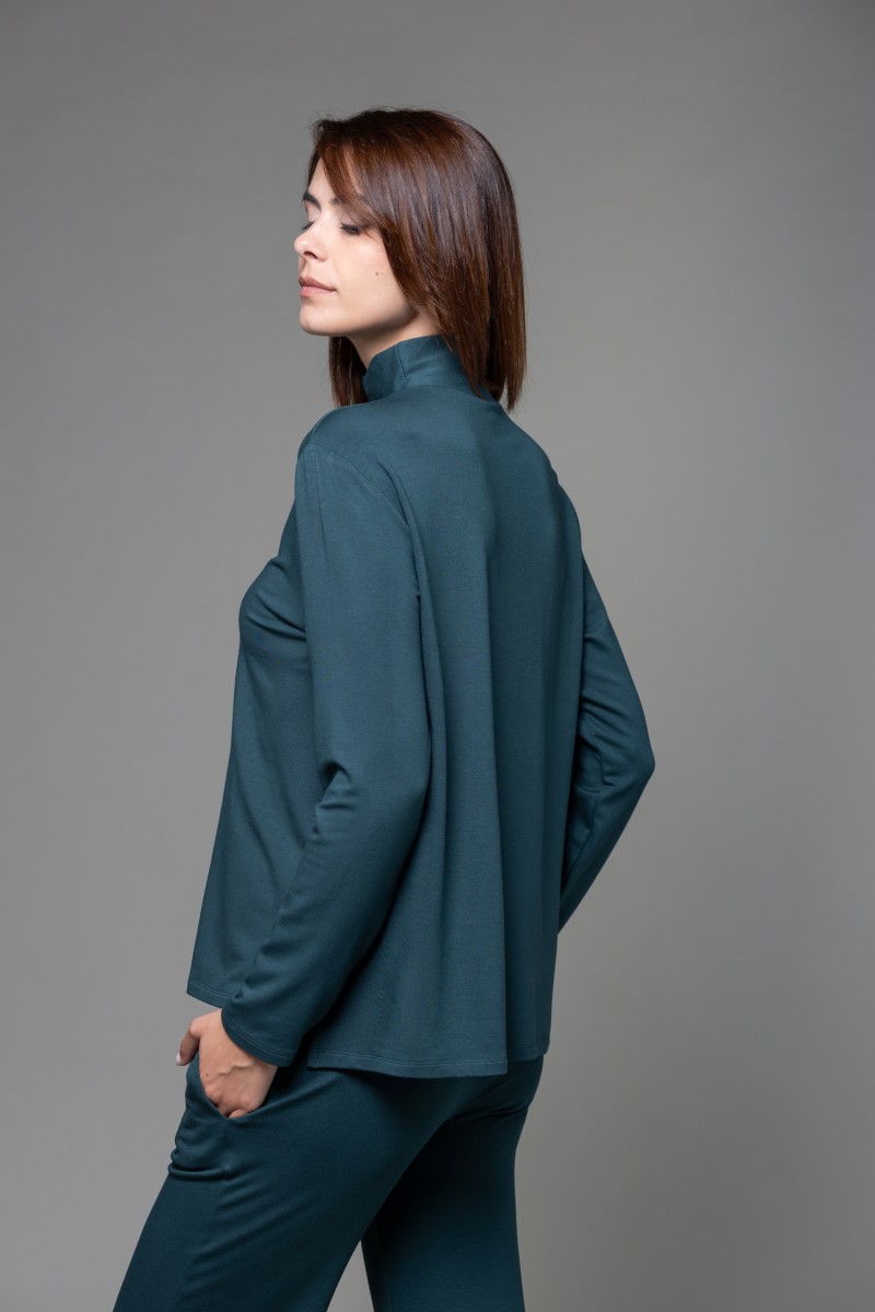 Majestic Filatures | Felpa con collo alto over