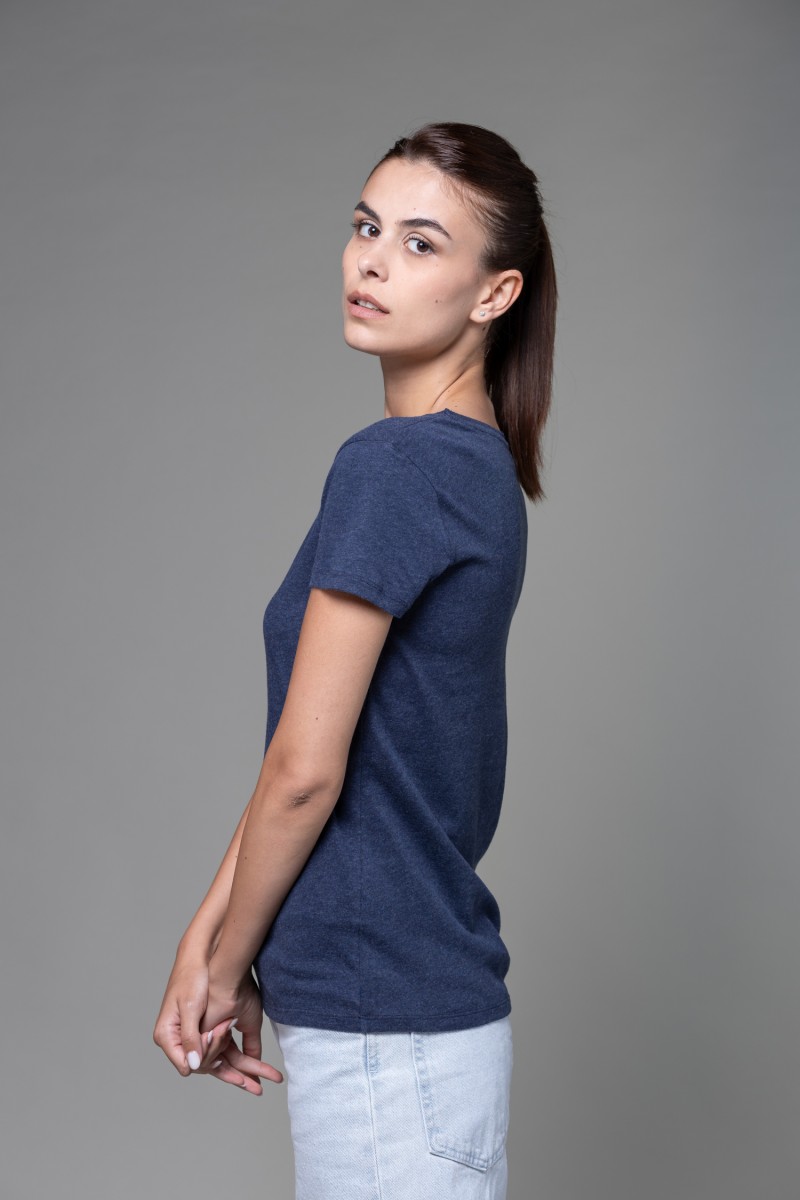 Majestic Filatures | T-shirt basica bianca in Cotone Deluxe