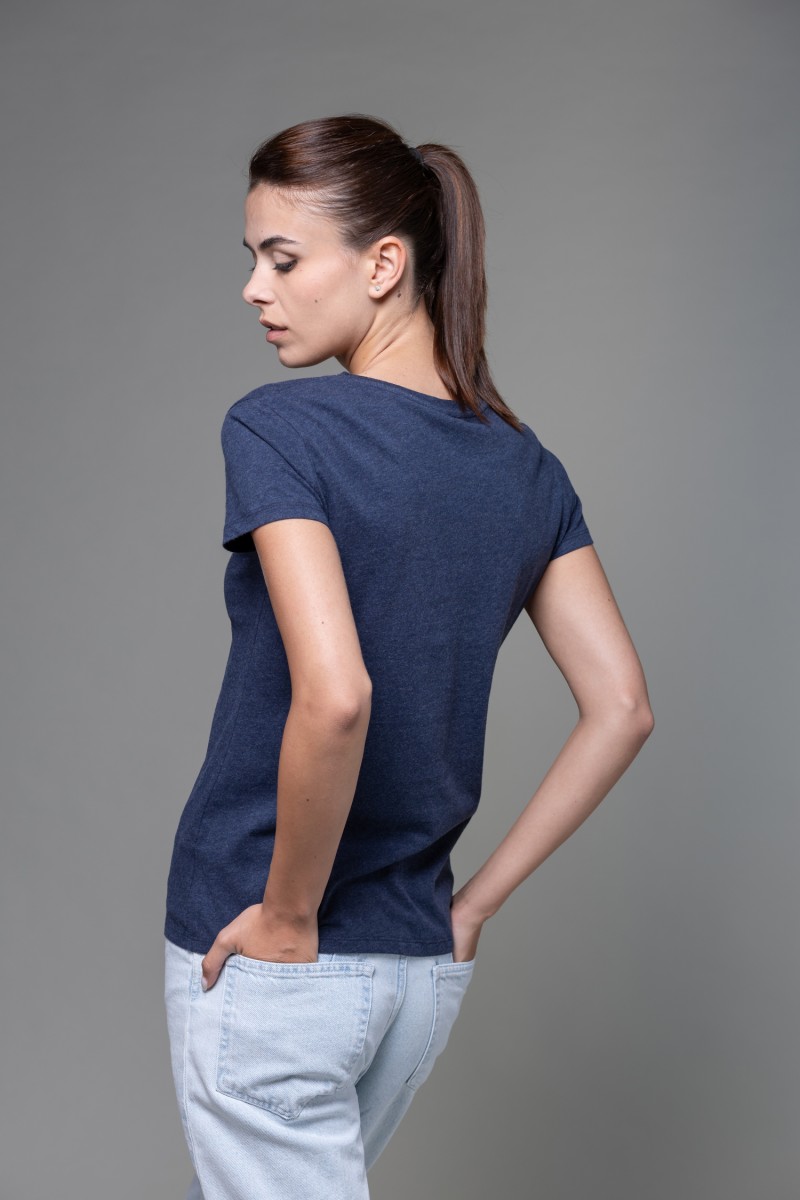 Majestic Filatures | T-shirt basica bianca in Cotone Deluxe