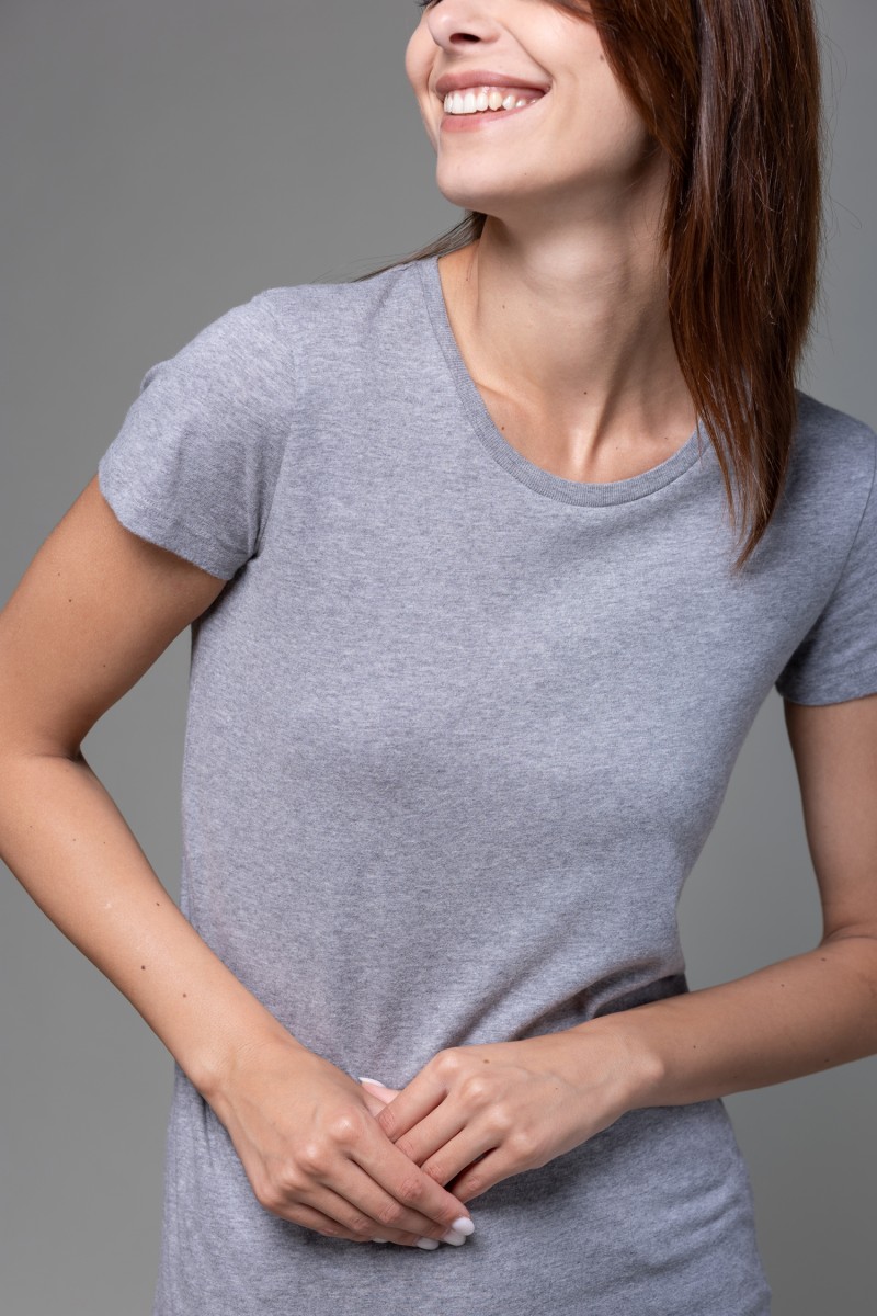 Majestic Filatures | T-shirt basica bianca in Cotone Deluxe