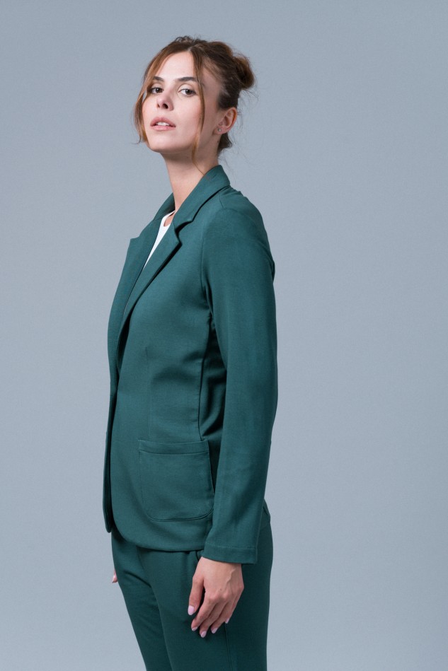 Majestic Filatures | Giacca felpata con bottone singolo 2