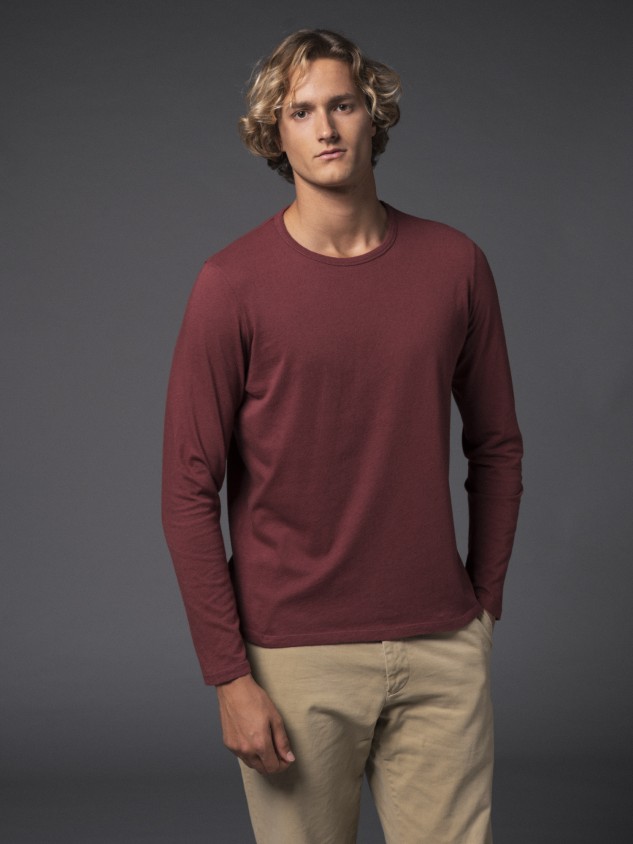 Majestic Filatures | T-shirt girocollo in cotone e cashmere 2