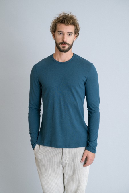 Majestic Filatures | T-shirt girocollo in cotone e cashmere
