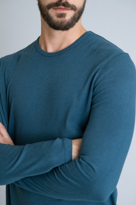 Majestic Filatures | T-shirt girocollo in cotone e cashmere