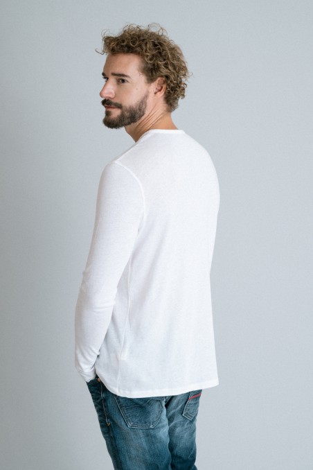 Majestic Filatures | T-shirt girocollo in cotone e cashmere