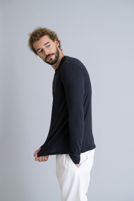 Majestic Filatures | T-shirt girocollo in cotone e cashmere