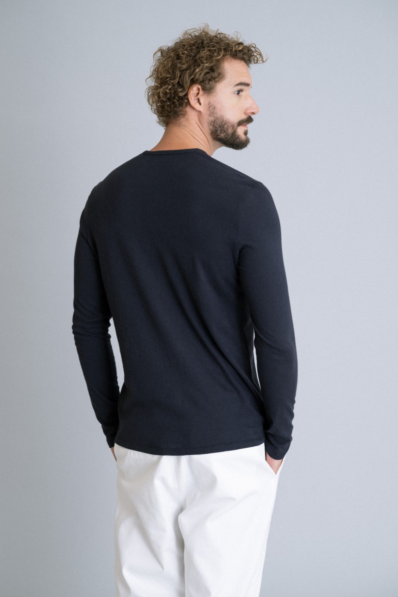 Majestic Filatures | T-shirt girocollo in cotone e cashmere