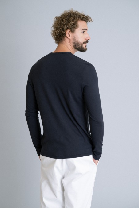 Majestic Filatures | T-shirt girocollo in cotone e cashmere