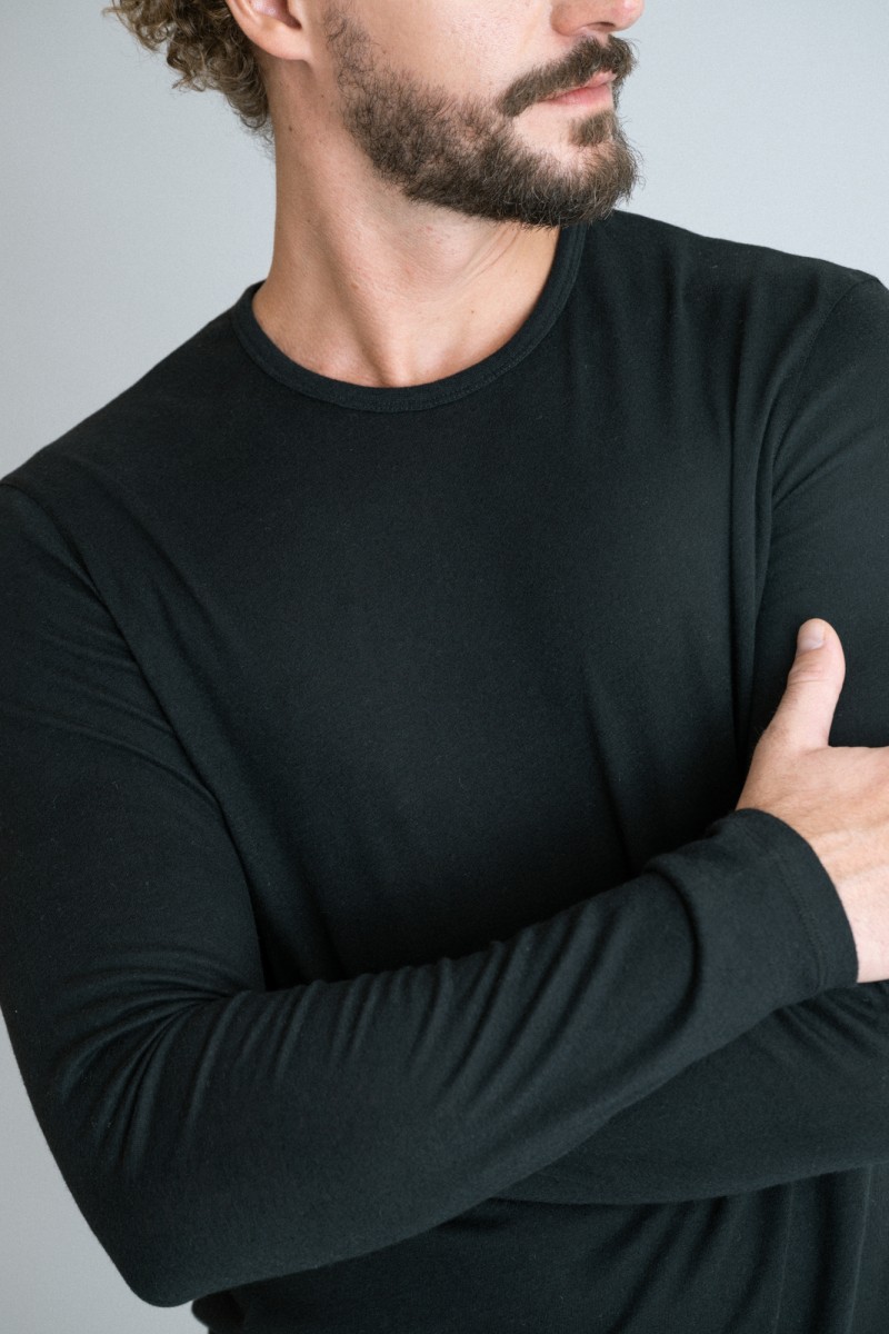 Majestic Filatures | T-shirt girocollo in cotone e cashmere