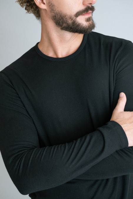 Majestic Filatures | T-shirt girocollo in cotone e cashmere