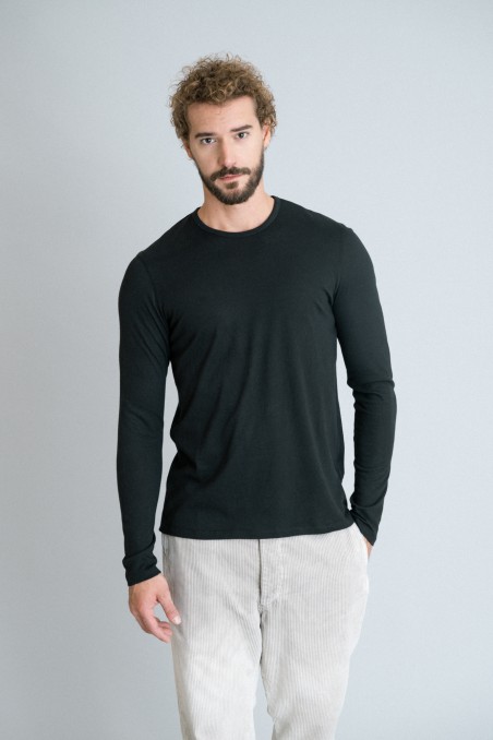 Majestic Filatures | T-shirt girocollo in cotone e cashmere