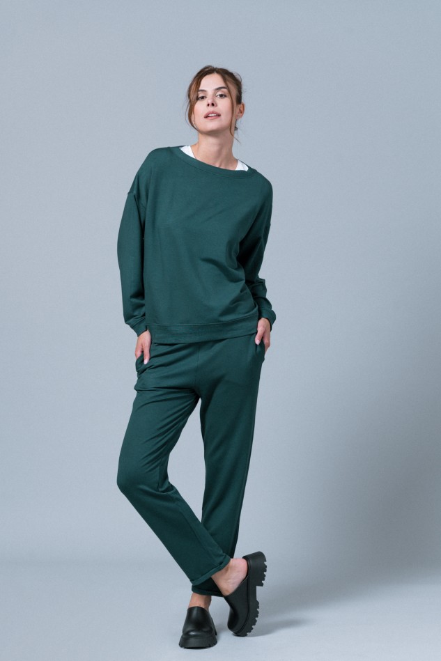 Majestic Filatures | Jogger felpati con coulisse in vita 2