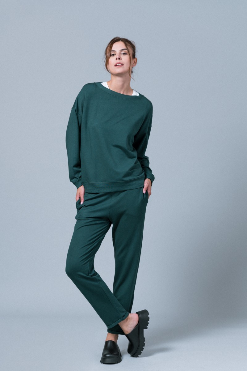 Majestic Filatures | Jogger felpati con coulisse in vita