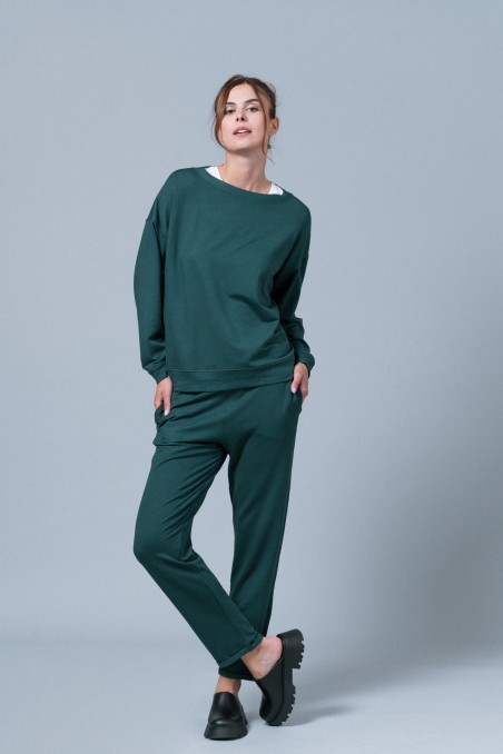 Majestic Filatures | Jogger felpati con coulisse in vita