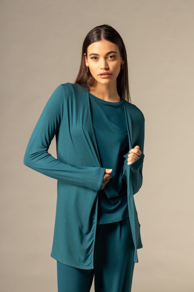 Majestic Filatures | Cardigan in viscosa