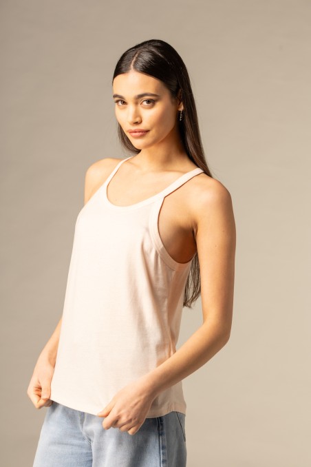 Majestic Filatures | Canotta in cotone scollo halter