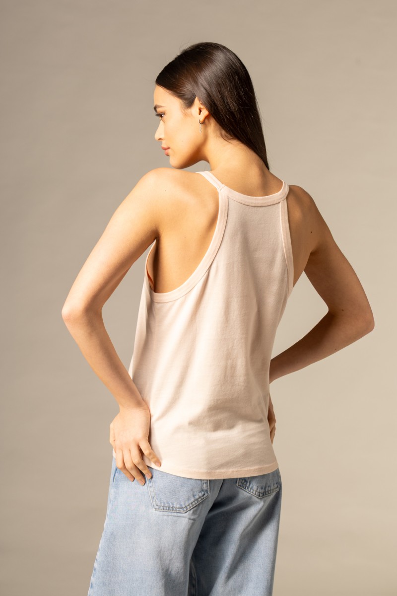 Majestic Filatures | Canotta in cotone scollo halter