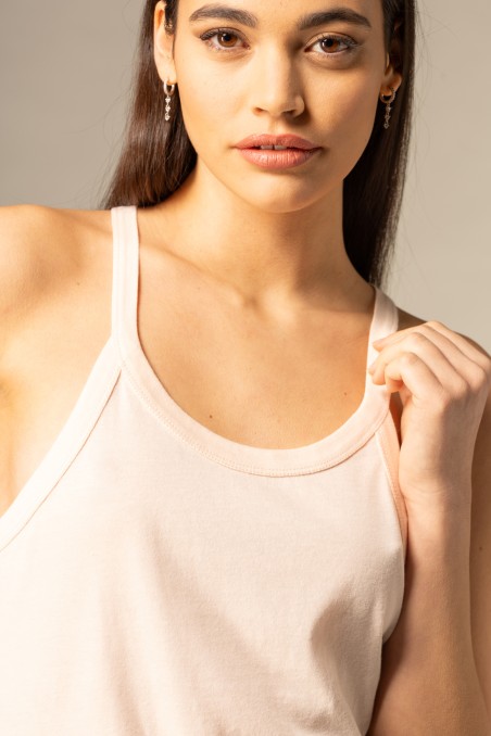 Majestic Filatures | Canotta in cotone scollo halter