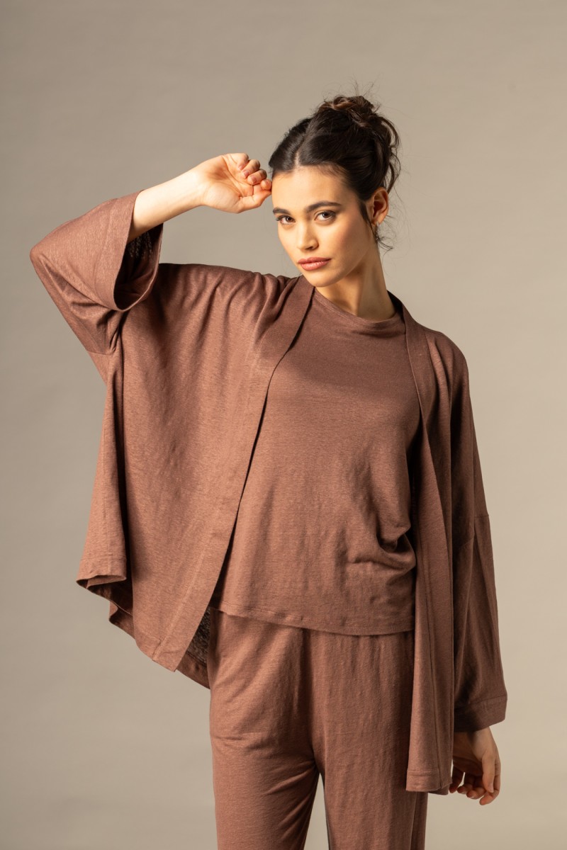 Majestic Filatures | Kimono over in lino