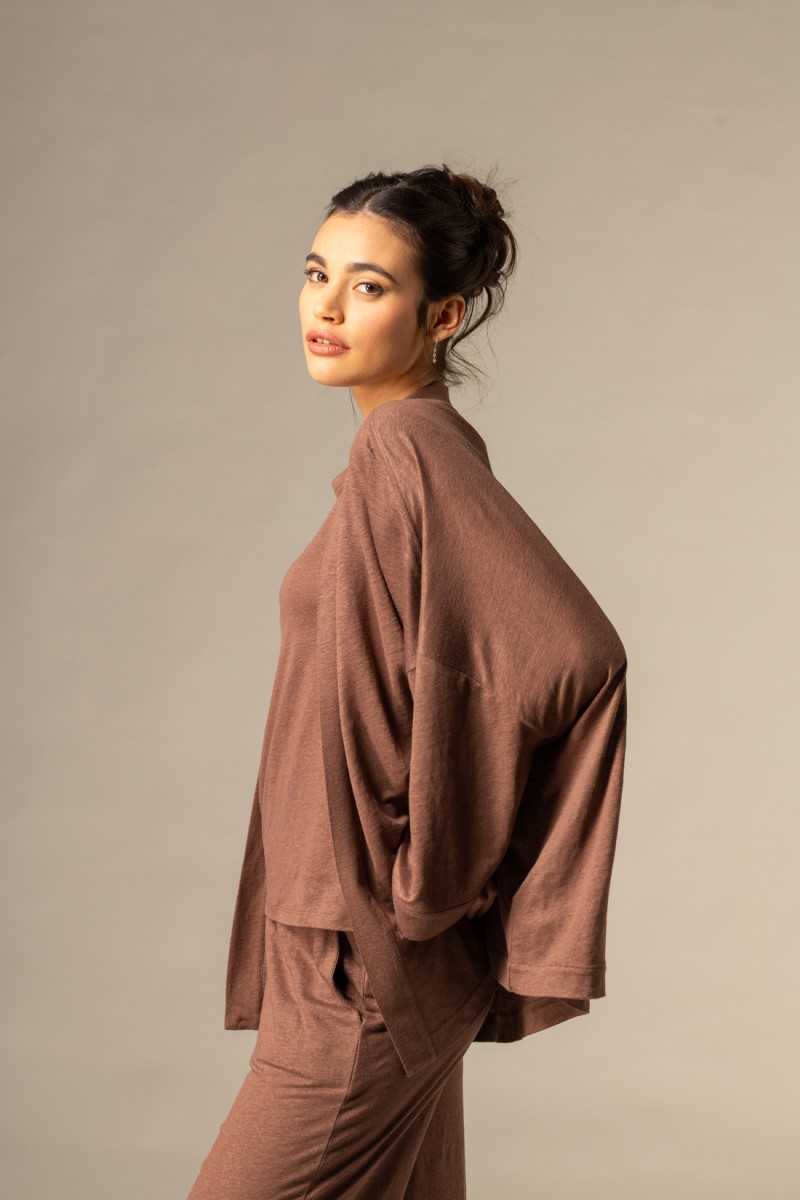 Majestic Filatures | Kimono over in lino