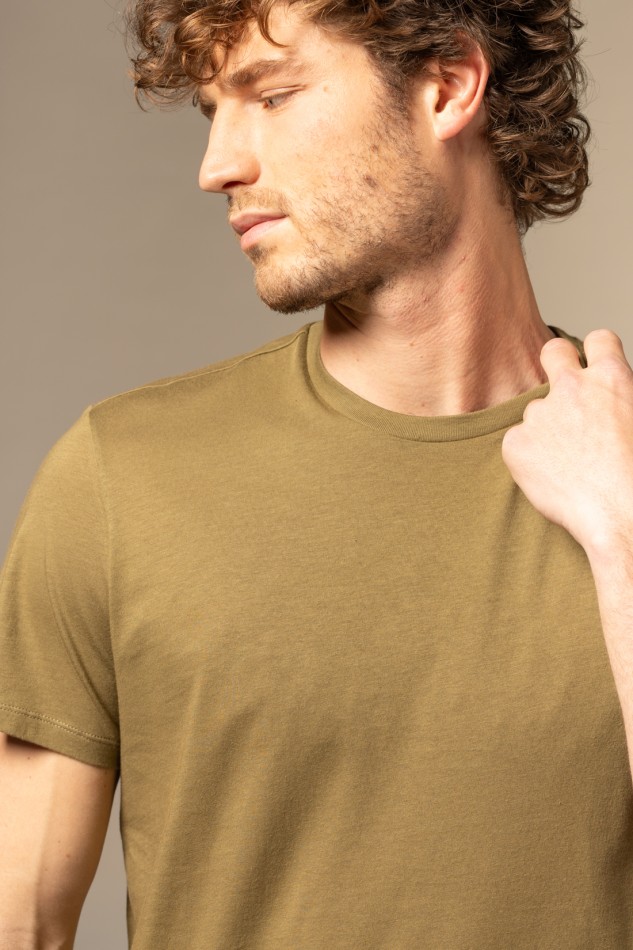 Majestic Filatures | T-shirt girocollo in Cotone Silk Touch 2