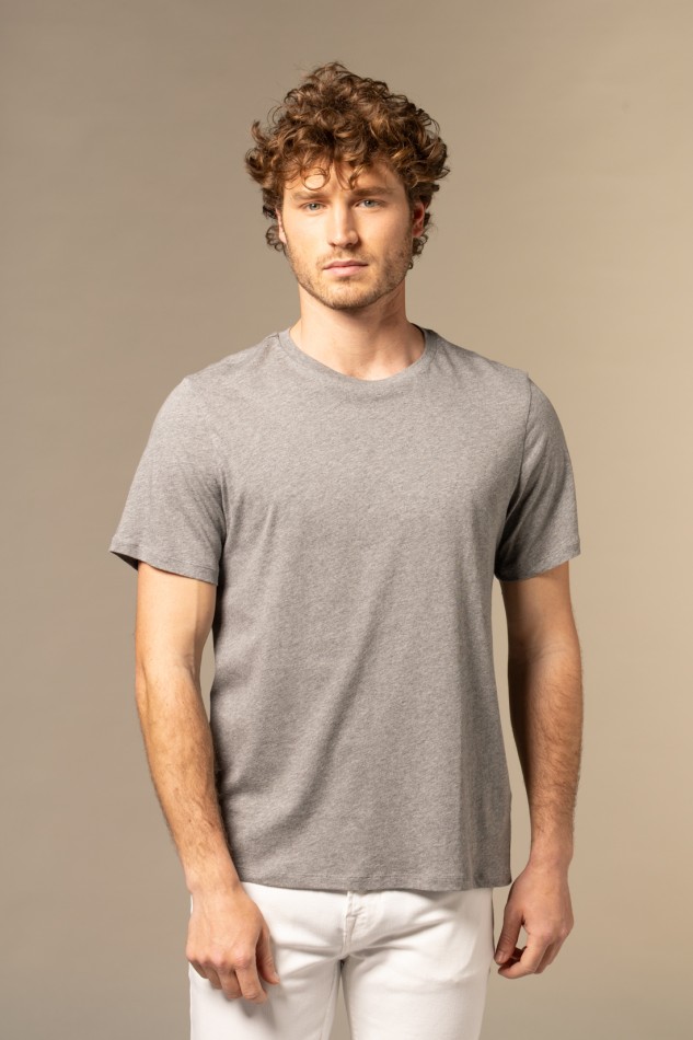 Majestic Filatures | T-shirt girocollo in Cotone Silk Touch