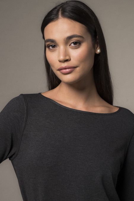 Majestic Filatures | Abito in viscosa felpata