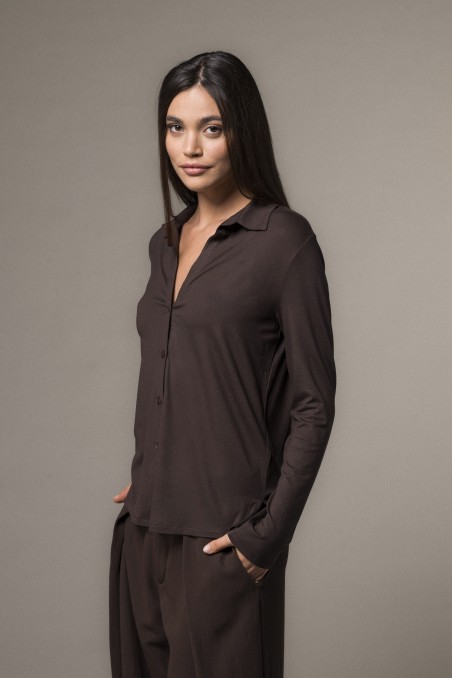 Majestic Filatures | Camicia a maniche lunghe in viscosa