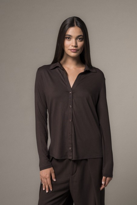 Majestic Filatures | Camicia a maniche lunghe in viscosa