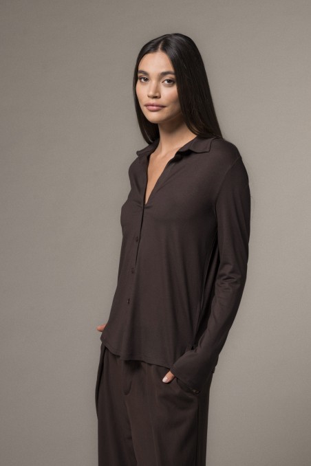 Majestic Filatures | Camicia a maniche lunghe in viscosa