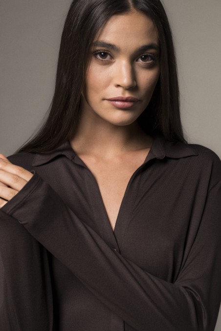 Majestic Filatures | Camicia a maniche lunghe in viscosa