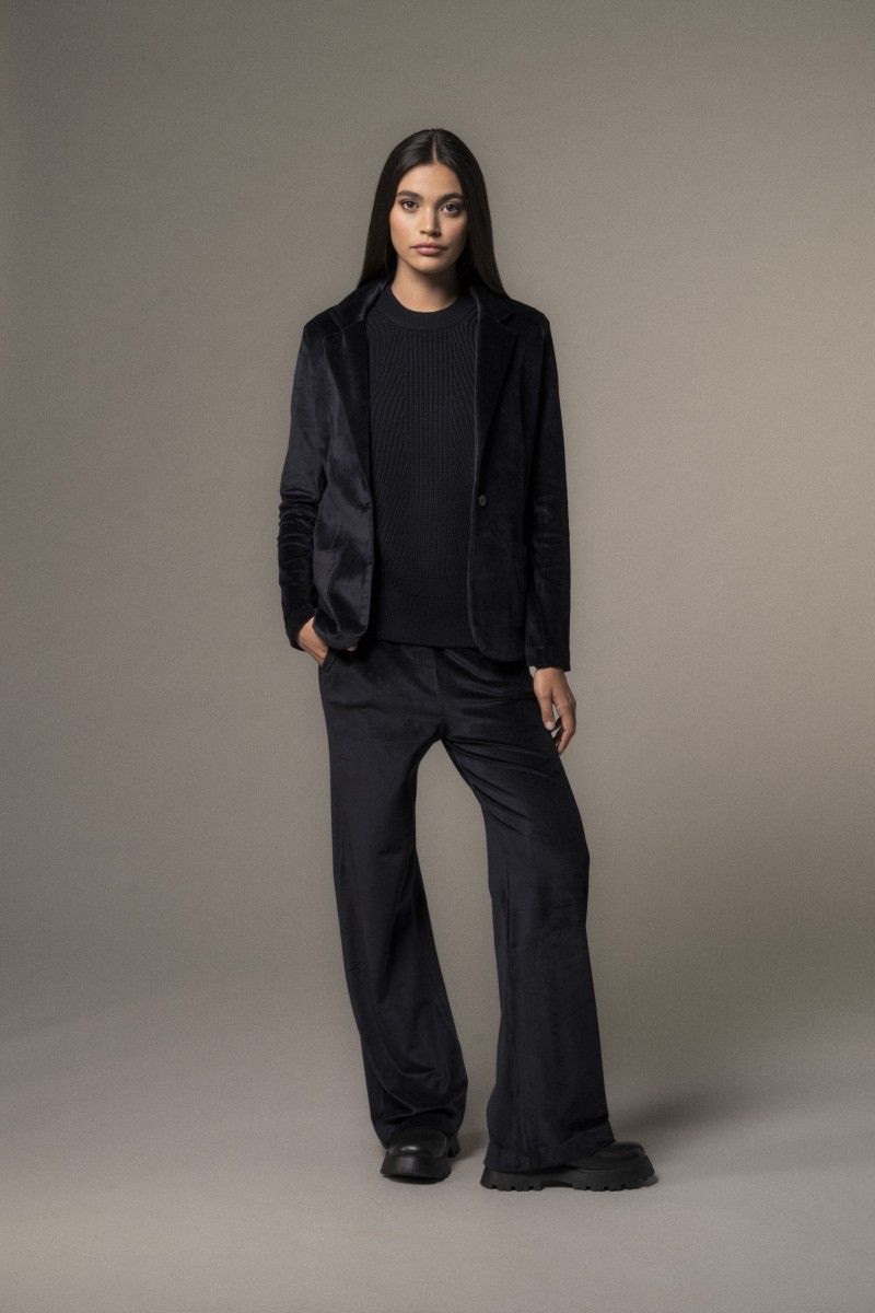 Majestic Filatures | Pantalone in velluto liscio