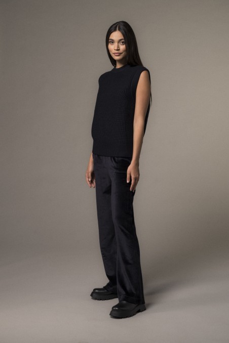 Majestic Filatures | Pantalone in velluto liscio