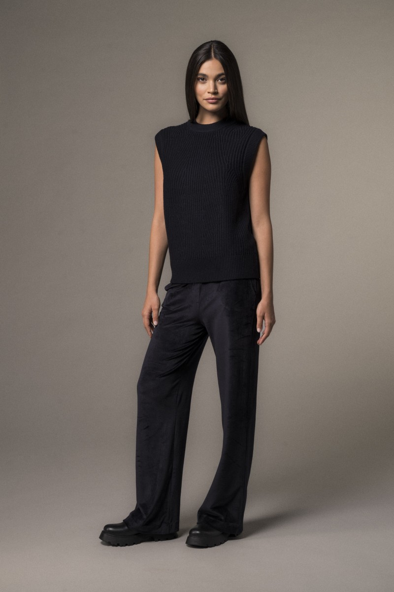 Majestic Filatures | Pantalone in velluto liscio