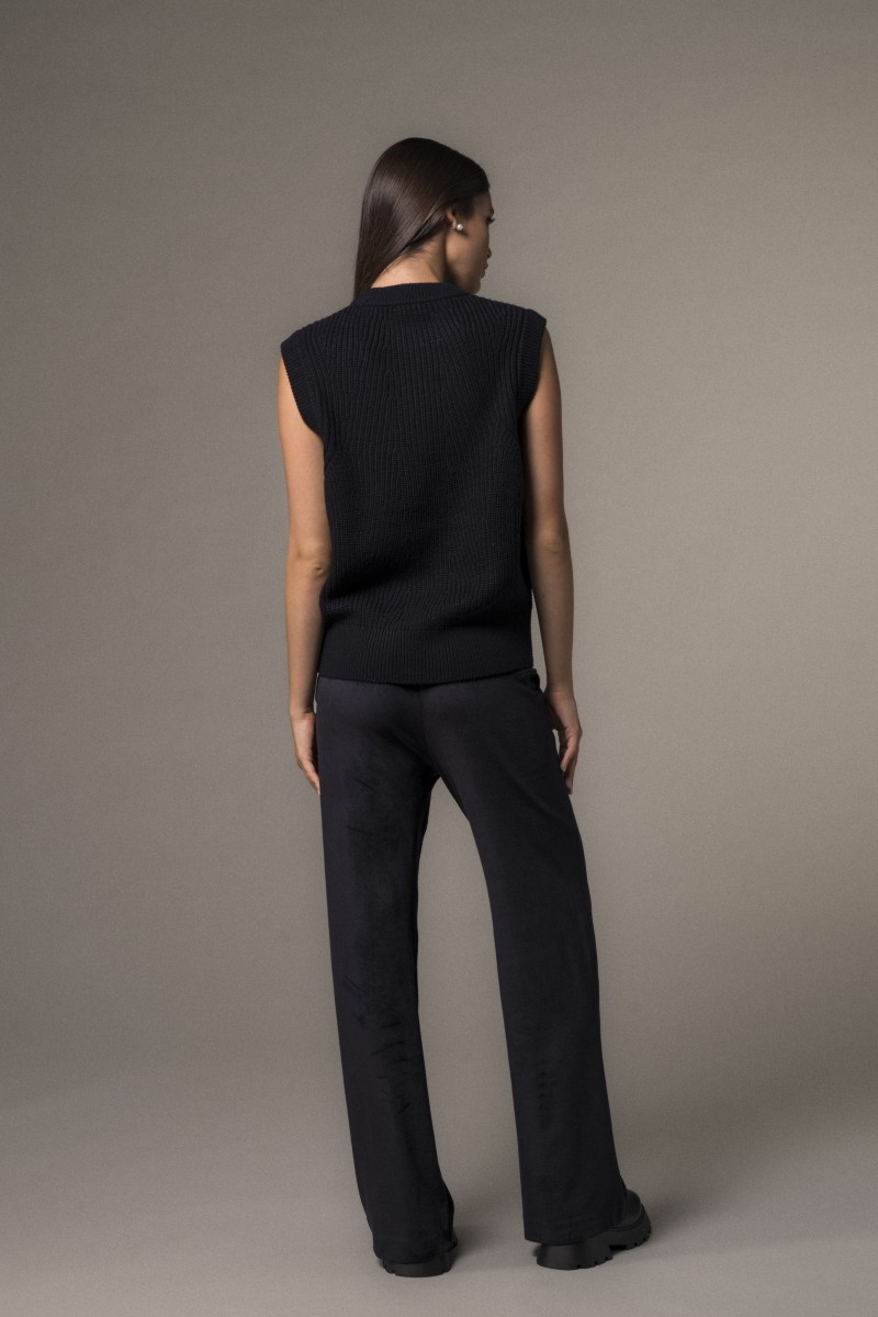 Majestic Filatures | Pantalone in velluto liscio